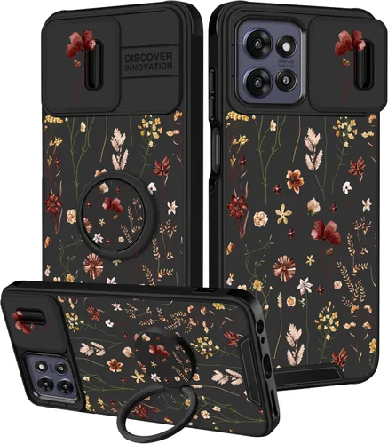 Miniatura 17 de para Moto G 5G 2023 funda - Cubierta de teléfono linda con corazón para mujeres y niñas, diseño único negro con cubierta deslizante para la cámara