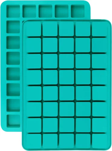 Miniatura 9 de Mity Rain Moldes de silicona cuadrados de trufa de chocolate y caramelo duro de 40 cavidades