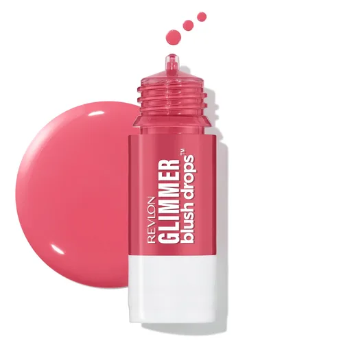 Miniatura 12 de Revlon Gotas de Rubor Brillantes, Rubor Líquido para Mejillas, De Líquido a Polvo Aterciopelado, Brillante, Alto Pigmento, 101 Coralicious, 0.32 fl
