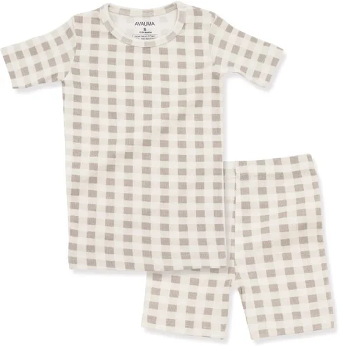 Miniatura 45 de AVAUMA Conjunto de pijama de algodón para bebés y niñas de 6 meses a 7 años