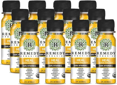 Miniatura 6 de Remedy Organics Immunity Plus Shot, Digest paquete de 12 Aumenta la energía, la función cerebral, la desintoxicación y el metabolismo