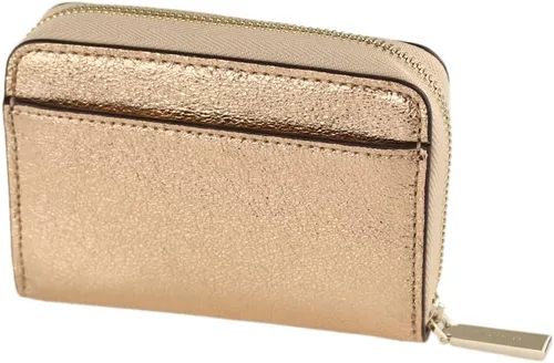 Miniatura 3 de Kate Spade - Funda pequeña con cremallera alrededor de tarjetero para fiestas, Oro, Cartera