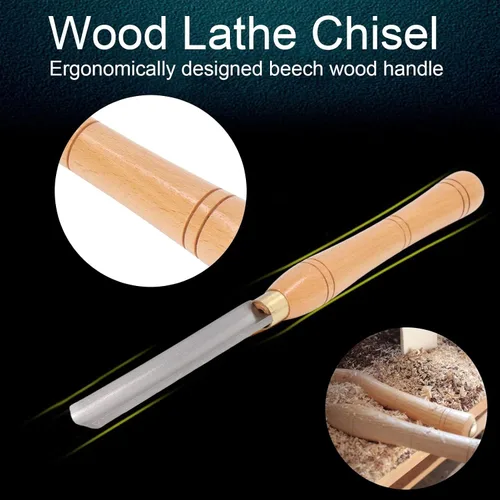 Miniatura 4 de Cincel de torno de madera, tazón de gubia para torneado, tornos de gubia de desbaste herramienta de torneado de torno de madera, cincel mango