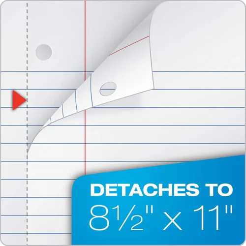 Miniatura 5 de Oxford 89804 - Cuaderno de espiral, 3 temas, regla ancha, cubiertas de plástico duraderas, bobina fuerte, 3 bolsillos duraderos, 8.5 x 11 pulgadas