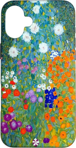 Miniatura 22 de Funda para iPhone 16 Gustav Klimt Flower Garden