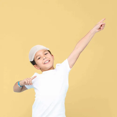 Miniatura 24 de DALIX Gorra plana de algodón, color marrón, náutico, rosa, rojo o blanco, para niños o jóvenes