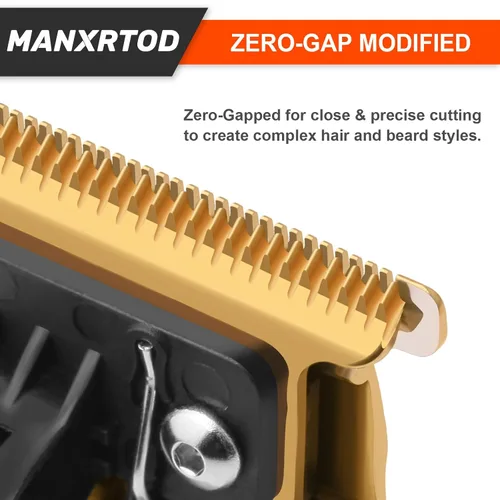 Miniatura 3 de FXGOLD 2.0 - Cuchilla de repuesto para todas las recortadoras BaBylissPRO FX787 y FX726, cuchillas de repuesto DLC ultra precisas compatibles