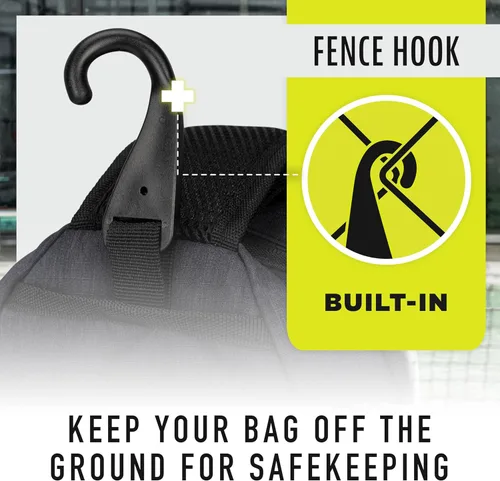 Miniatura 6 de Franklin Sports Padel Bag - Men's + Women's Paddle Tennis Padel Sling Bag Backpack - Adjustable Size Equipment Bag for Padel + Paddle Tennis Gris