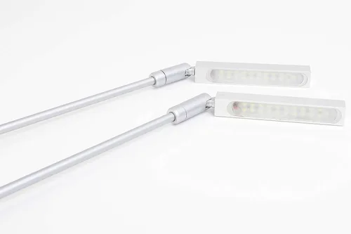Miniatura 5 de 2pcs escaparate de la joyería LED poste tallo luz modelo FY-60 plata 6000K