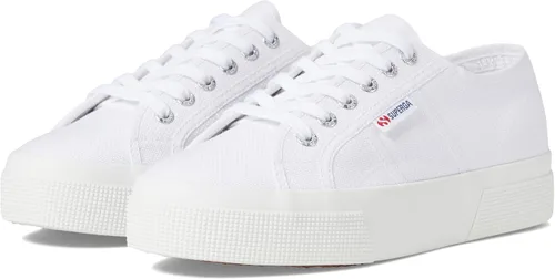 Miniatura 4 de SUPERGA Women's Low Lace-Up Shoes, White, 39.5 EU