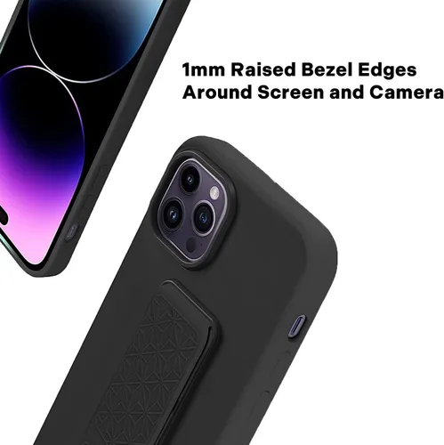 Miniatura 3 de Phone Loops - Funda para iPhone 14 Pro Max con soporte y correa de agarre, funda para teléfono con soporte plegable y soporte de correa de agarre
