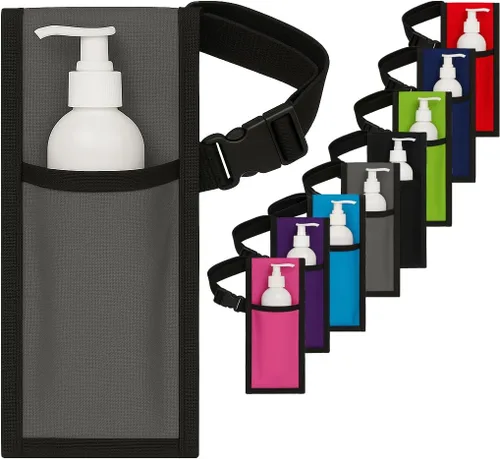 Miniatura 9 de Royal Massage Funda para botella de aceite con correa ajustable, cintura o bolsa de hombro manos libres para terapeutas, se adapta a la mayoría
