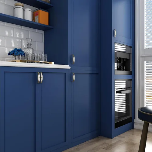 Miniatura 7 de Livelynine Papel Tapiz Azul Oscuro Despegar y Pegar Papel Tapiz para Gabinetes Impermeable Autoadhesivo Azul Marino Papel de Contacto para Gabinetes