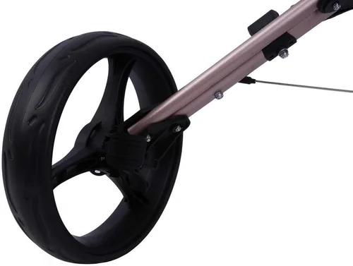 Miniatura 4 de MacGregor Carrito de golf plegable de 3 ruedas Titanium MacTec con soporte para paraguas