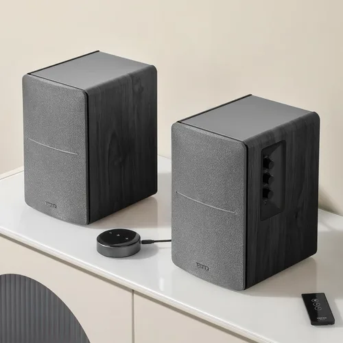 Miniatura 6 de Edifier R1280T Altavoces de estantería alimentados - Altavoz de monitor de estudio de campo cercano activo 2.0 - Negro - 42 vatios RMS