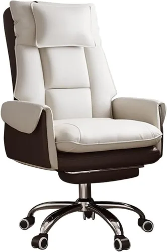 Miniatura 12 de High Back Computer Gaming Chair with Footrest Lumbar Backrest Design Executive Swivel Office Desk Chairs for Conference Room Living Bedroom
