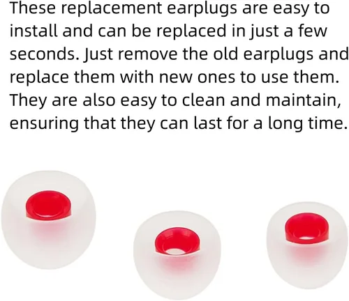 Miniatura 5 de Puntas de repuesto para auriculares de silicona que se adaptan a la mayoría de los auriculares intrauditivos
