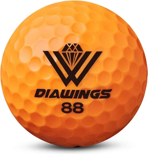 Miniatura 2 de Diawings Max Distance - Pelotas de golf para máxima distancia, anticorte, giro bajo, tiros rectos, media docena, 6 pelotas Blanco, rosa, naranja