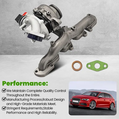 Miniatura 4 de Turbocompresor turbo 03L253010J compatible con VW Passat/Ibiza/Passenger 2.0TDI para Audi A3 Q3 Cabriolet/Limousine/Sportback 2.0L 2006-2014