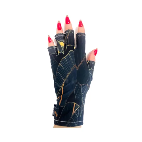 Miniatura 34 de ManiGlovz - Guantes de uñas originales con protección UPF 50+ UV Guantes de manicura de gel y guantes anti UV sin dedos para mujeres Se pueden
