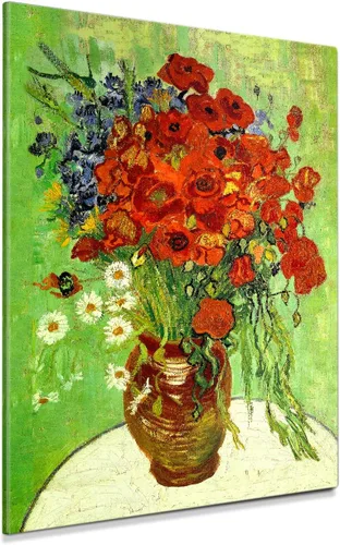 Miniatura 18 de Serie de pinturas de Vincent Van Gogh (favoritos). Reproducción de arte clásico de Van Gogh, impreso en lienzo Noche estrellada