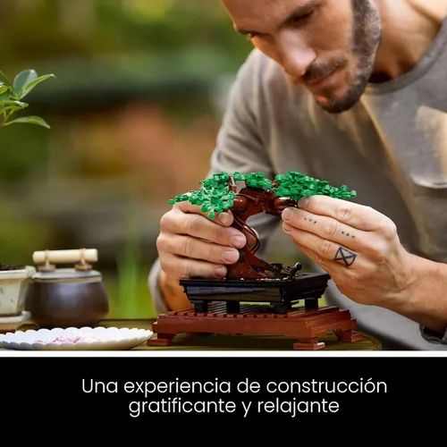 Miniatura 3 de LEGO Botanicals Juego de Construcción de Árbol Bonsái - Plantas de Árbol Bonsái Artificial para Decoración del Hogar, Adultos de 18+ Años - Plantas