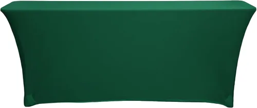 Miniatura 12 de YOUR CHAIR COVERS - Mantel elástico rectangular estándar de elastano de 6 pies x 18 pulgadas, color negro