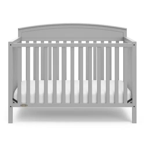 Miniatura 2 de Graco Benton - Cuna convertible 5 en 1 (certificado GREENGUARD Gold) con colchón de espuma premium para cuna y niños pequeños incluido - Gris Gris
