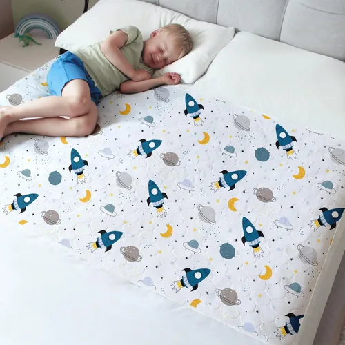 Miniatura 16 de Hygge Sheets - Almohadillas para orinar para niños y niños pequeños, 100% impermeable, almohadilla antideslizante para camas de tamaño matrimonial