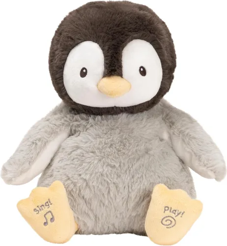 Miniatura 10 de GUND - Baby Flora, el conejo animado de peluche, juguete de animal de peluche que canta para edades de 0 años en adelante, crema, 12 pulgadas