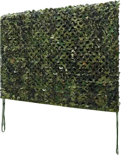 Miniatura 14 de HYOUT Red de camuflaje en rollo a granel, malla de camuflaje para cepos de caza, ghillie, sombrillas, camping, decoración para fiestas militares us
