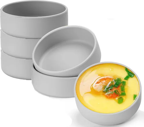 Miniatura 20 de Cocedor de Huevos de Silicona para Microondas, Paquete de 3 Moldes de Huevo para Freidora de Aire Fabricante de Eggwich, Tazas Individuales de Huevo