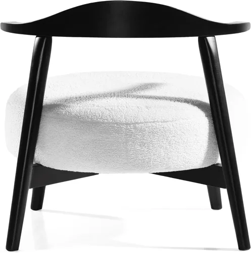 Miniatura 10 de Christopher Knight Home Ipomoea - Silla decorativa de respaldo bajo, silla de sala de estar, silla cómoda para dormitorio, silla auxiliar de madera