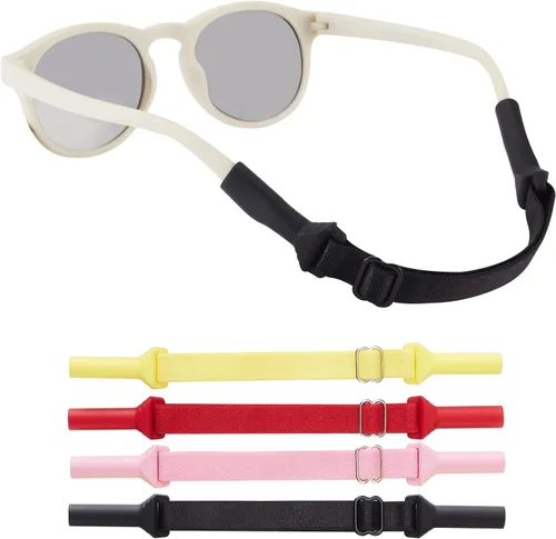 Miniatura 9 de lvvfit Correas ajustables para lentes de bebé (5-8 pulgadas), correas ajustables para lentes de sol deportivas, para niños y niñas, de 0 a 3 años