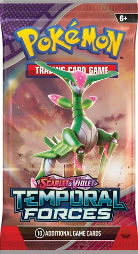 Miniatura 2 de POKEMON TCG: SCARLET Y VIOLET: FUERZAS TEMPORALES: PACK BOOSTER - 10 Cartas