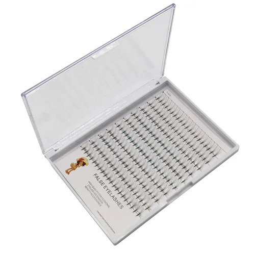 Miniatura 5 de Bandeja grande, 200 unidades, rizo D, 5D, extensiones de pestañas postizas con volumen, diseño de cola de fénix, belleza, naturaleza, largas, suaves