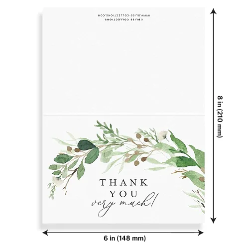 Miniatura 4 de Bliss Collections Tarjetas de agradecimiento con sobres, tarjetas de agradecimiento para todas las ocasiones para bodas, despedidas de soltera, baby