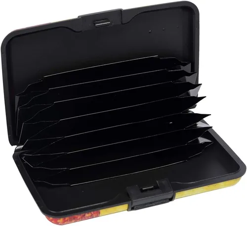 Miniatura 6 de Cartera de metal para tarjetas de crédito en aluminio con bloqueo RFID para hombres y mujeres