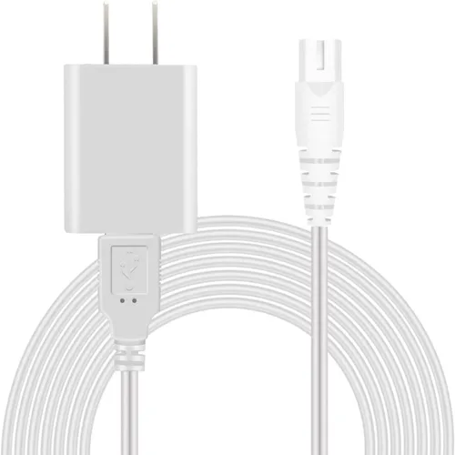 Miniatura 6 de Cable de carga USB para irrigador de agua, cable de repuesto de irrigador oral inalámbrico portátil, compatible con Nicwell Fairywill Aquasonic Sets