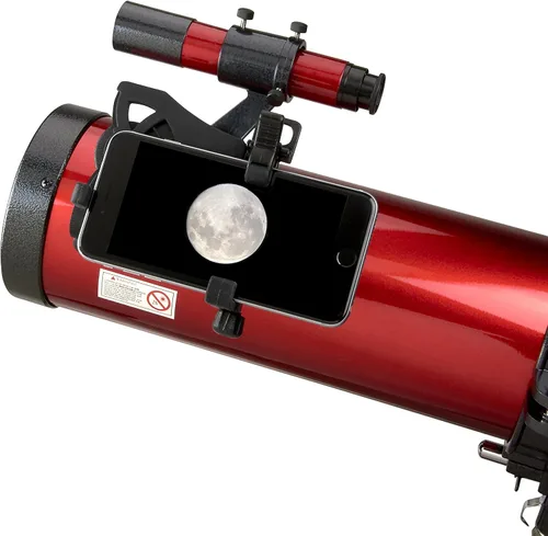 Miniatura 7 de Carson Red Planet - Telescopio reflector newtoniano de 45-3.937 x 4.488 in (RP-300), rojo