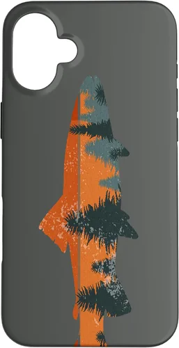 Miniatura 23 de Trucha mosca pesca naturaleza al aire libre pescador regalo caso para iPhone 17