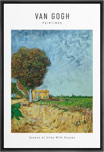 Miniatura 63 de SIGNWIN Lienzo enmarcado para pared, diseño de Vincent Van Gogh, un par de amantes, naturaleza, ilustraciones de área silvestre, bellas artes