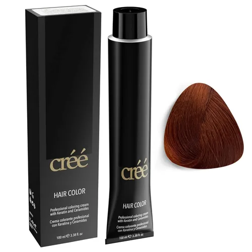 Miniatura 11 de Créé Profesional 8.44 - Tinte Permanente para el Cabello Cobre Intenso Rubio Claro - De Larga Duración, Rico y Vibrante - Cobertura de Canas 100ml