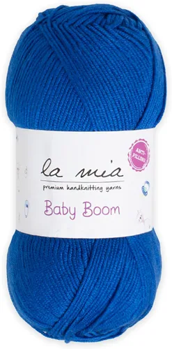 Miniatura 60 de 1 madeja La Mia Baby Boom, hilo acrílico 100% antipilling para tejer y ganchillo para tejer y ganchillo, 3.53 oz (3.5 onzas) / 820.2 ft