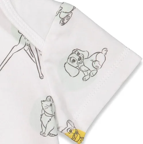 Miniatura 6 de Disney Body unisex de algodón elástico orgánico de manga corta para bebé (paquete de 3)