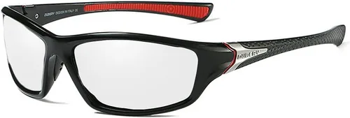 Miniatura 4 de Gafas de lectura fotocrómicas para ciclismo deportivo para hombre, lentes completas, gafas de sol presbípicas UV400-no bifocales negro rojo