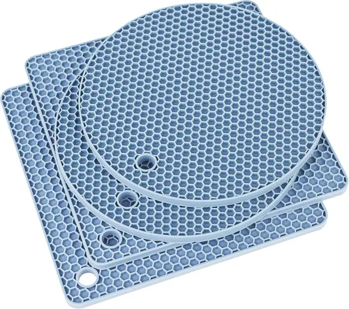 Miniatura 8 de Salvamanteles de silicona para platos calientes, soportes de silicona para ollas de cocina, salvamanteles para cocina, salvamanteles para ollas