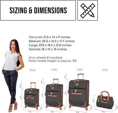 Miniatura 5 de Steve Madden equipaje 4piezas colección Spinner