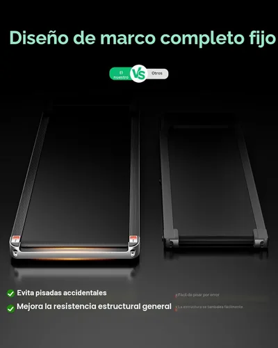 Miniatura 5 de Treadflow - Alfombrilla de caminata, caminadora con inclinación para el hogar y la oficina, caminadora portátil debajo del escritorio de 2.5 HP