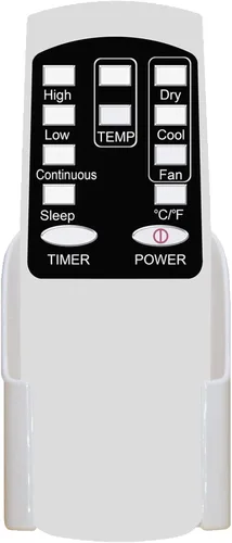 Mando a Distancia de Repuesto para Insignia NS-AC10PWH9 NS-AC12PWH9 NS-AC10PWH9-C NS-AC12PWH9-C Aire Acondicionado de Aire AC Portátil Ventana de